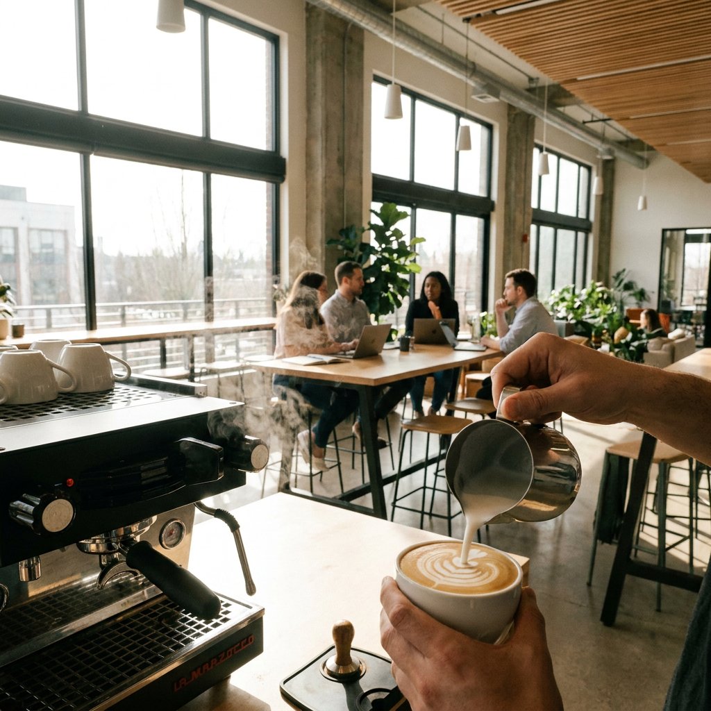 Koffie op het werk