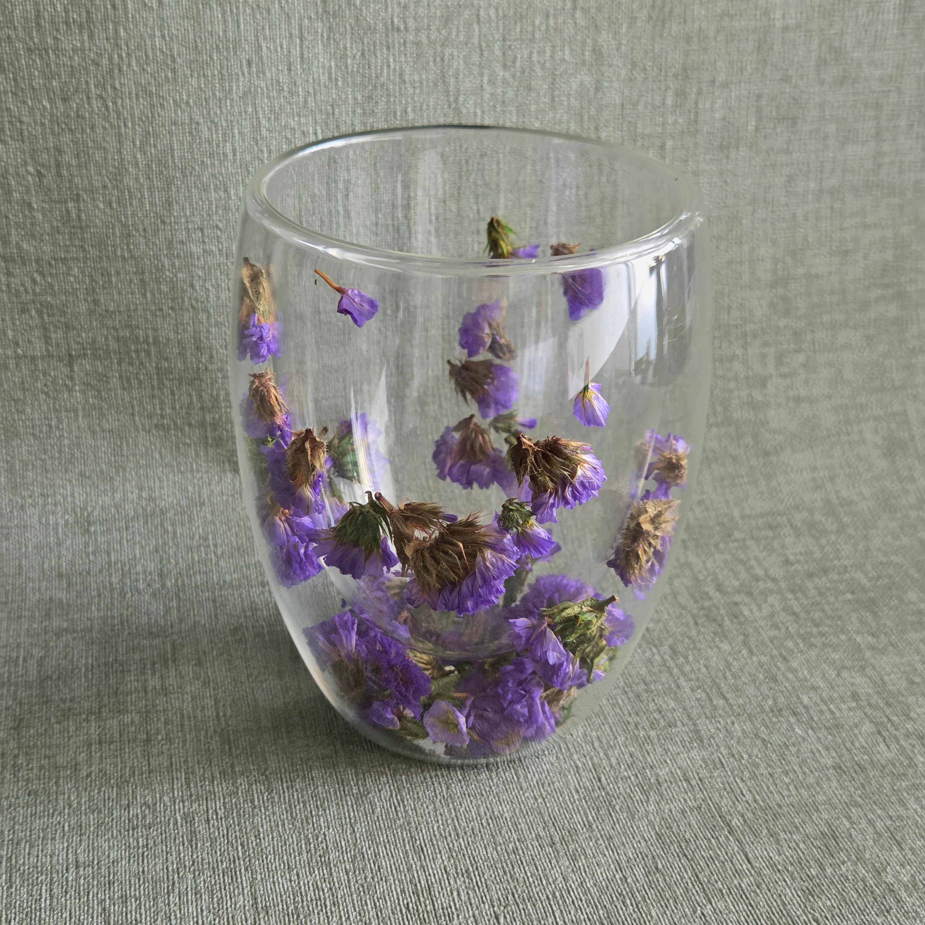 Dubbelwandig glas Indigo