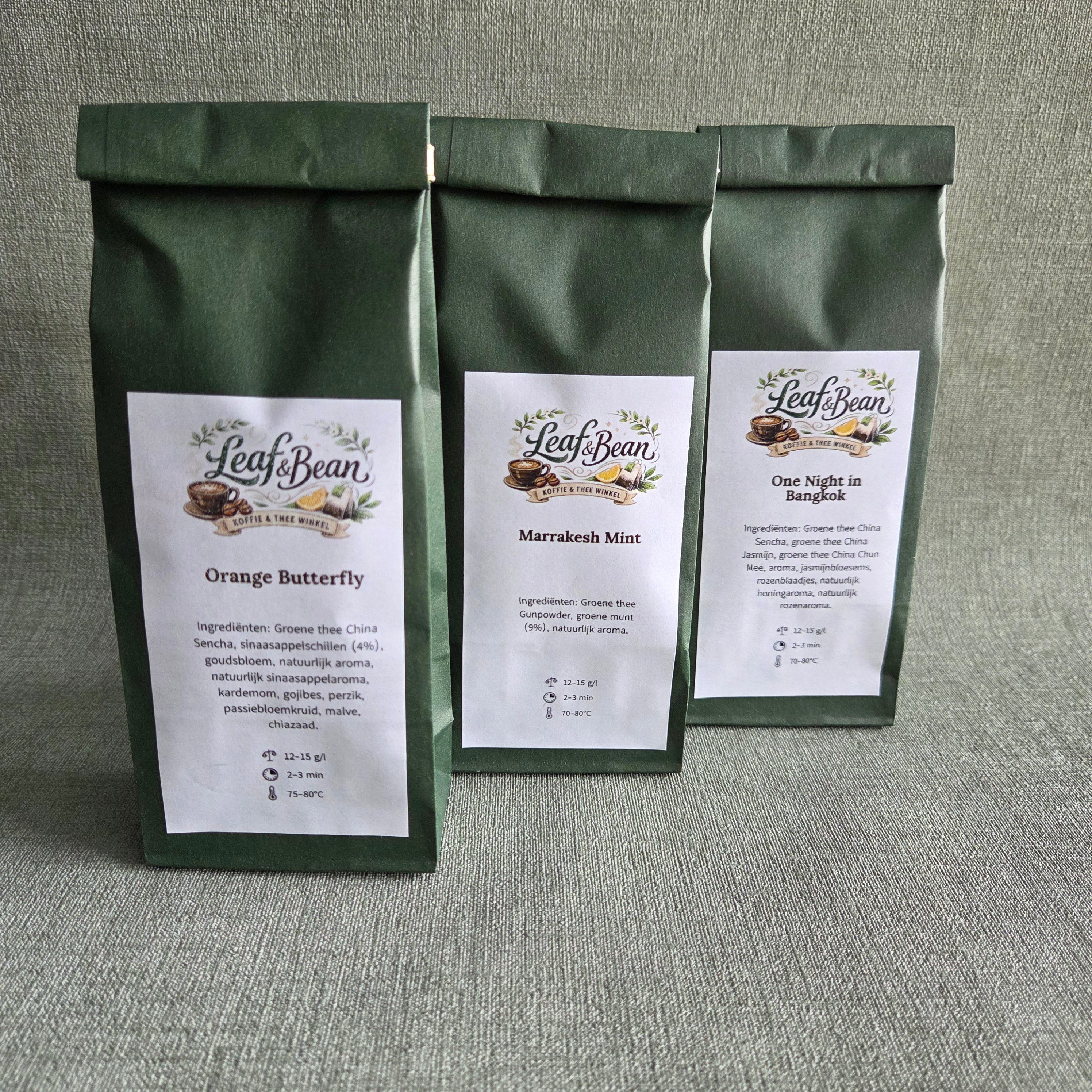 Green tea trio