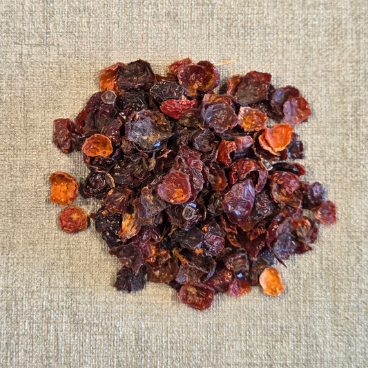 Rosehip Pure losse rozenbottel kruideninfusie 100% puur cafeïnevrij fris en fruitig van Leaf & Bean
