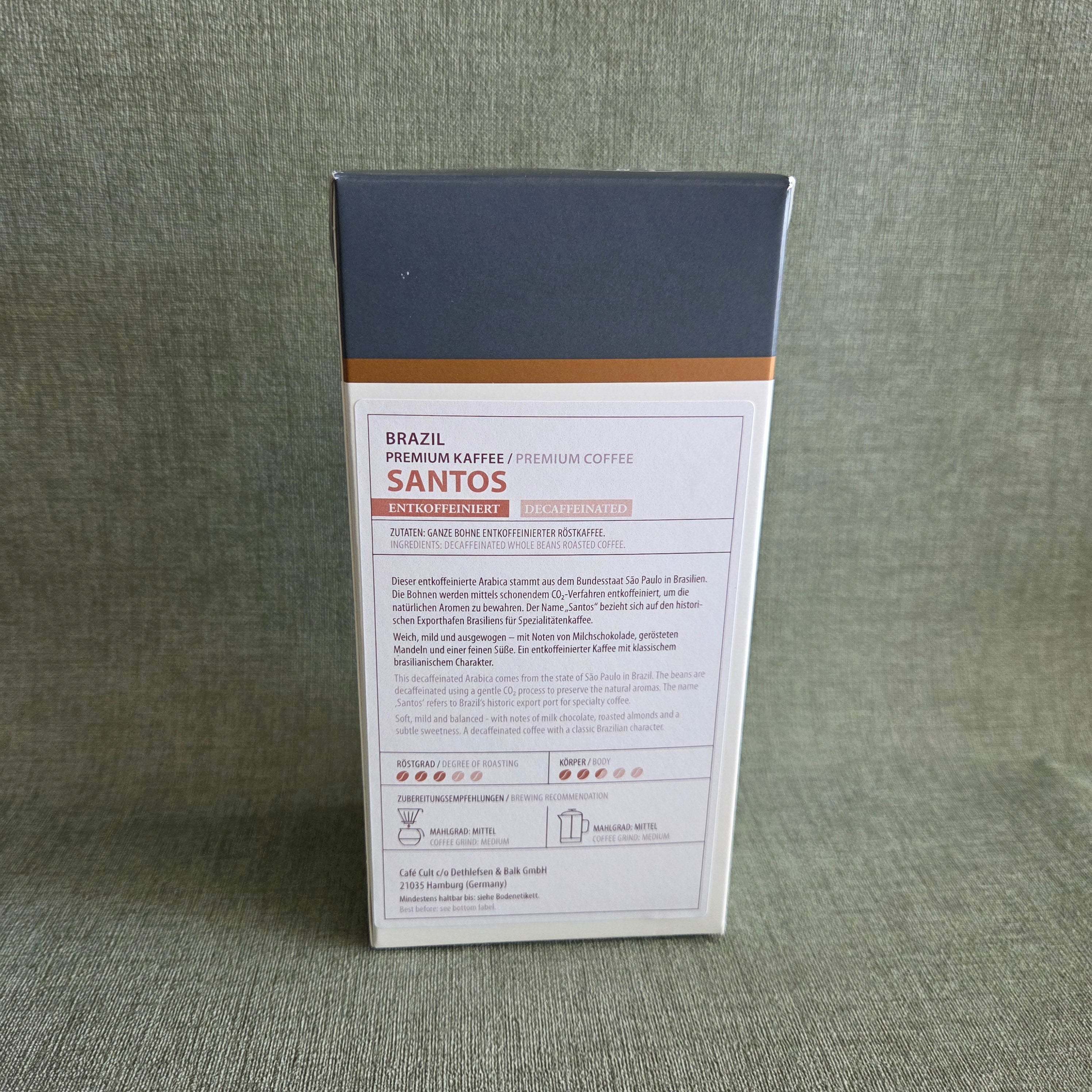Coffee Brazil Santos - Deca - 250gr